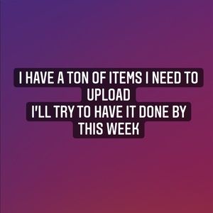 New items coming soon